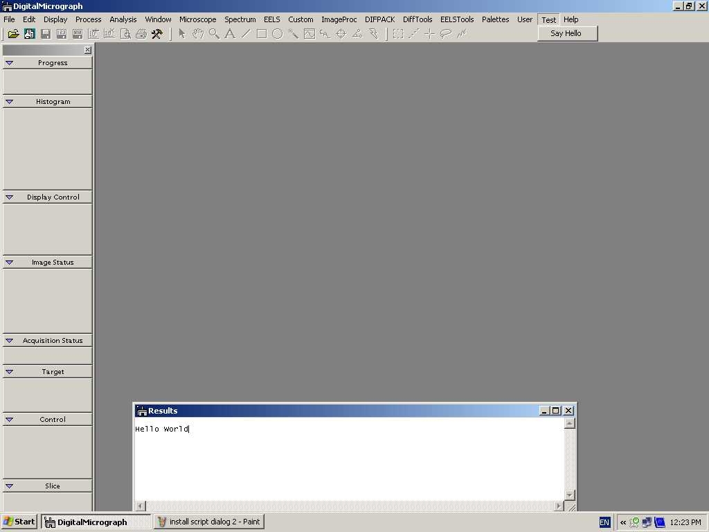Installed Script Menu Item